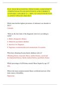 WGU D344 DIAGNOSTIC PROCESSES ASSESSMENT&NewLine;&sol; PMHNP D344 EXAM QUESTIONS AND CORRECT&NewLine;ANSWERS &vert; GRADED A&plus; &vert; 100&percnt; GUARANTEED PASS&NewLine;&vert; LATEST UPDATE 2026&sol;2027&period;