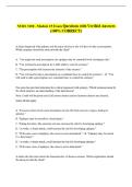 NURS 3100 - Module 15 Exam Questions with Verified Answers &NewLine;&lpar;100&percnt; CORRECT&rpar; 