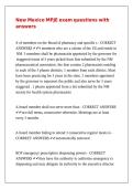 New Mexico MPJE exam questions with answers
