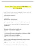 NURS 3100 - Module 14 Exam Questions with Verified Answers &NewLine;&lpar;100&percnt; CORRECT&rpar; 