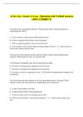 NURS 3100 - Module 13 Exam - Questions with Verified Answers &NewLine;&lpar;100&percnt; CORRECT&rpar; 