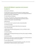 BUS-M 370 Midterm questions and answers&NewLine;Graded A&plus;