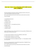 NURS 3100 - Module 20 Exam Questions with Verified Answers &NewLine;&lpar;100&percnt; CORRECT&rpar;