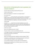 BUS-110 CH 14 Marketing Mix Exam questions and&NewLine;answers Graded A&plus;