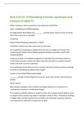 BUS-110 CH 13 Marketing Function questions and&NewLine;answers Graded A&plus;