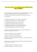 NURS 3100 - Module 18 Exam Questions with Verified Answers &NewLine;&lpar;100&percnt; CORRECT&rpar; 
