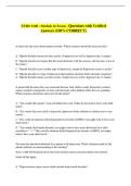 NURS 3100 - Module 16 Exam - Questions with Verified &NewLine;Answers &lpar;100&percnt; CORRECT&rpar;