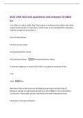 BUS LAW test one questions and answers Graded&NewLine;A&plus;