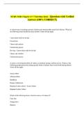 NURS 3100 Chapter 6&plus;7 Nutrition Quiz - Questions with Verified &NewLine;Answers &lpar;100&percnt; CORRECT&rpar;