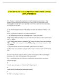 NURS 3100 Module 11 Exam Questions with Verified Answers &NewLine;&lpar;100&percnt; CORRECT&rpar;