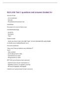 BUS LAW Test 1 questions and answers Graded A&plus;