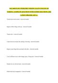 NSG 3600 EXAM 1 PEDIATRIC NURSING GALEN COLLEGE OF NURSING &vert; COMPLETE QUESTIONS WITH EXPERT SOLUTIONS &vert; 2026 LATEST UPDATED &vert; GET A&plus;