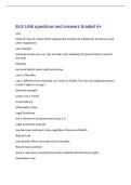 BUS LAW questions and answers Graded A&plus;
