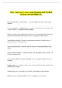 NURS 3100 Exam 3 - Study Guide Questions with Verified &NewLine;Answers &lpar;100&percnt; CORRECT&rpar;
