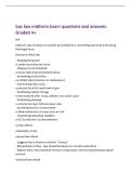 bus law midterm Exam questions and answers&NewLine;Graded A&plus;