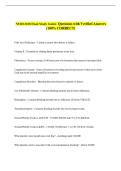 NURS3100 Final Study Guide- Questions with Verified Answers &NewLine;&lpar;100&percnt; CORRECT&rpar;