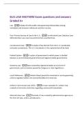 BUS LAW MIDTERM Exam questions and answers&NewLine;Graded A&plus;