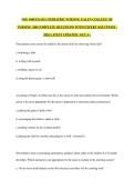 NSG 3600 EXAM 1 PEDIATRIC NURSING GALEN COLLEGE OF NURSING &vert;100 COMPLETE QUESTIONS WITH EXPERT SOLUTIONS &vert; 2026 LATEST UPDATED &vert; GET A&plus;