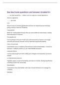 Bus law Exam questions and answers Graded A&plus;