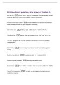 BUS Law Exam questions and answers Graded A&plus;