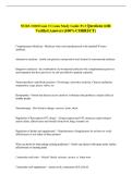 NURS 3100 Exam 3 Uconn Study Guide Pt&period;3 Questions with &NewLine;Verified Answers &lpar;100&percnt; CORRECT&rpar;