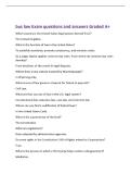 bus law Exam questions and answers Graded A&plus;