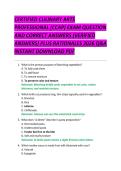 CERTIFIED CULINARY ARTS &NewLine;PROFESSIONAL &lpar;CCAP&rpar; EXAM QUESTION &NewLine;AND CORRECT ANSWERS &lpar;VERIFIED &NewLine;ANSWERS&rpar; PLUS RATIONALES 2026 Q&A &NewLine;INSTANT DOWNLOAD PDF 