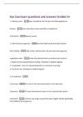 Bus Law Exam questions and answers Graded A&plus;