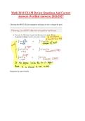 Math 2414 EXAM Review Questions And Correct Answers &lpar;Verified Answers&rpar; 2026&sol;2027