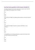 bus law Exam questions and answers Graded A&plus;&NewLine;The right of employees to bring claims against their employer under Title VII of&NewLine;the Civ
