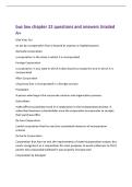 bus law chapter 22 questions and answers Graded&NewLine;A&plus;