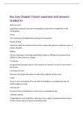 Bus Law Chapter 4 Exam questions and answers&NewLine;Graded A&plus;