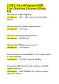 CDCES DM and Pregnancy GDM Exam Questions & Answers &lpar;Grade A&plus;&rpar;&period;docx&NewLine;&NewLine;