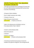 CDCES Practice Exam Two Questions & Answers &lpar;Grade A&plus;&rpar;&period;docx&NewLine;&NewLine;