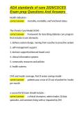 ADA standards of care 2026 CDCES Exam prep Questions And Answers&period;docx&NewLine;&NewLine;