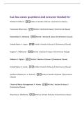 bus law cases questions and answers Graded A&plus;
