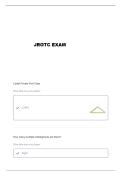 JROTC LET 1 MIDTERM QUESTIONS AND VERIFIED ANSWERS