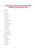 MATH 2414 EXAM 1 Questions And Complete Solutions &lpar;Verified Solutions&rpar; 2026