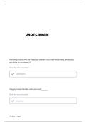 JROTC LET 2 FINAL EXAM STUDY GUIDE QUESTIONS AND VERIFIED ANSWERS