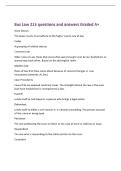 Bus Law 215 questions and answers Graded A&plus;