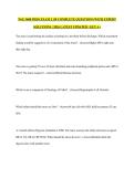 NSG 3600 PEDS EXAM 2 &vert;50 COMPLETE QUESTIONS WITH EXPERT SOLUTIONS &vert; 2026 LATEST UPDATED &vert; GET A&plus;
