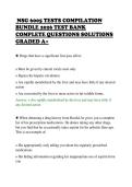 NSG 6005 TESTS COMPILATION&NewLine;BUNDLE 2026 TEST BANK&NewLine;COMPLETE QUESTIONS SOLUTIONS&NewLine;GRADED A&plus;
