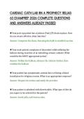 CARDIAC CATH LAB RN A PROPHECY RELIAS&NewLine;63 EXAMPREP 2026 COMPLETE QUESTIONS&NewLine;AND ANSWERS ALREADY PASSED&NewLine;