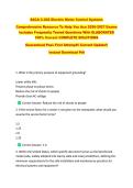 SACA C-202 Electric Motor Control Systems &NewLine;Comprehensive Resource To Help You Ace 2026-2027 Exams &NewLine;Includes Frequently Tested Questions With ELABORATED &NewLine;100&percnt; Correct COMPLETE SOLUTIONS &NewLine;Guaranteed Pass First Attempt&excl;&excl; Current Update&excl;&excl; &NewLine;Instant Downlo
