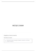 MCCQE1 GYNAECOLOGY EXAM NEWEST 2025&sol;2026 COMPLETE ALL QUESTIONS AND CORRECT DETAILED ANSWERS 