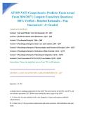 ATI RN VATI Comprehensive Predictor Exam Actual Exam 2026&sol;2027 &vert; Complete Exam-Style Questions &vert; 100&percnt; Verified &ndash; Detailed Rationales &ndash; Pass Guaranteed &ndash; A&plus; Graded