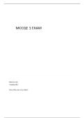 MCCQE1 EXAM NEWEST 2025&sol;2026 
