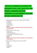 CERTIFIED SAFETY PROFESSIONAL &lpar;CSP&rpar; &NewLine;PRACTICE EXAM QUESTION AND &NewLine;CORRECT ANSWERS &lpar;VERIFIED &NewLine;ANSWERS&rpar; PLUS RATIONALES 2026 Q&A &NewLine;INSTANT DOWNLOAD PDF