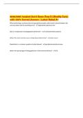 2026&sol;2027 Surgical Assist Exam Prep II &lpar;Weekly Tests&rpar;&NewLine;with 100&percnt; Correct Answers &vert; Latest Rated A&plus;