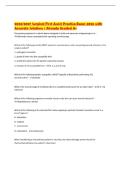 2026&sol;2027 Surgical First Assist Practice Exam 2026 with&NewLine;Accurate Solutions &vert; Already Graded A&plus;